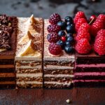 four-distinct-cakes-photograph